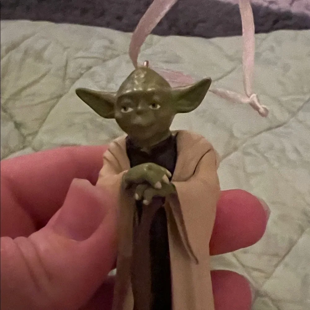 Star Wars Yoda Ornament - Green and Tan